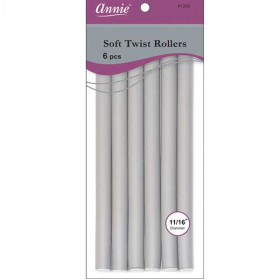 Annie Soft Twist Rollers 11/16" 6pcs #1209 Annie Soft Twist Rollers 11/16" 6pcs #1209